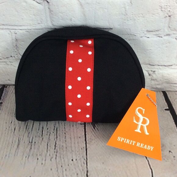 NCAA North Carolina State Wolfpack Cosmetics Bag Spirit Ready Black/Red Logo NWT - Picture 9 of 9